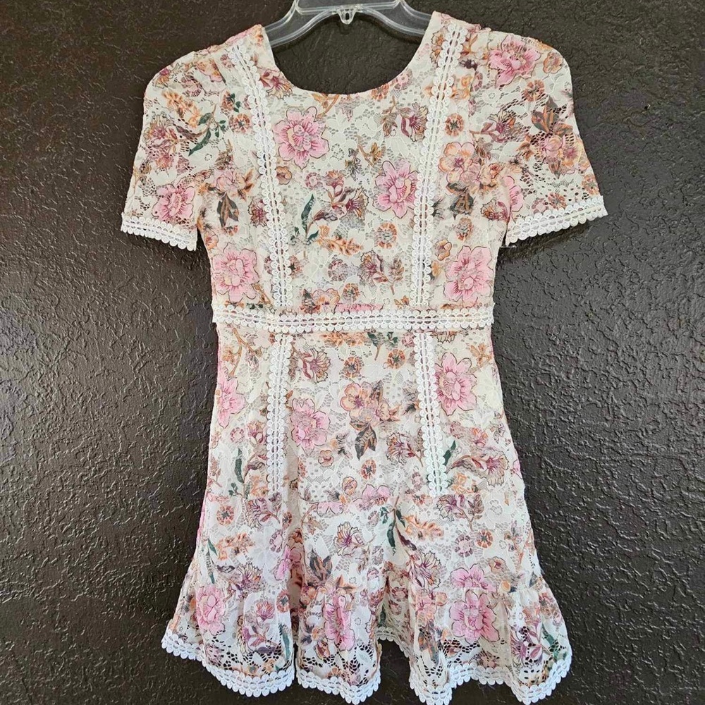 Kids sz 10 floral lace dress